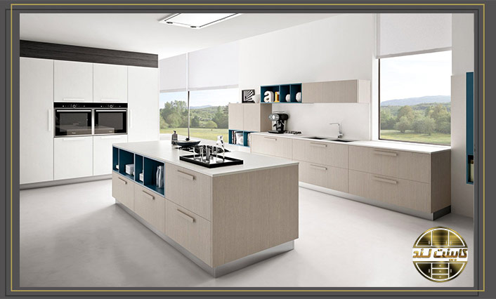 کابینت نئوکلاسیک کرم 