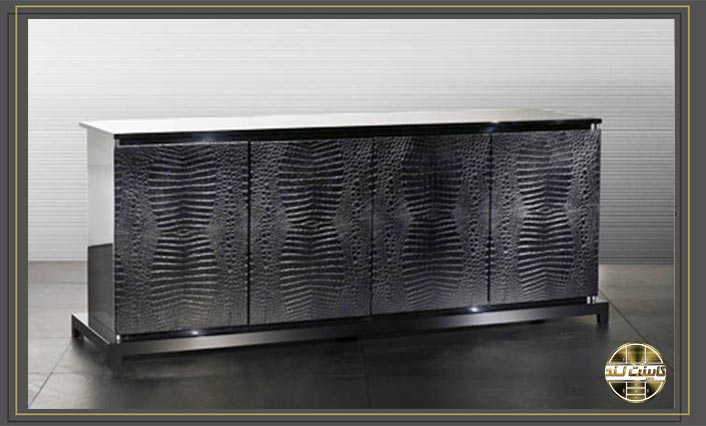 طرح-های-مختلف-کابینت-روکش-چرم