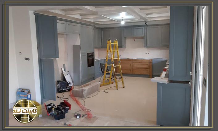 مراحل-نصب-کابینت-انزو