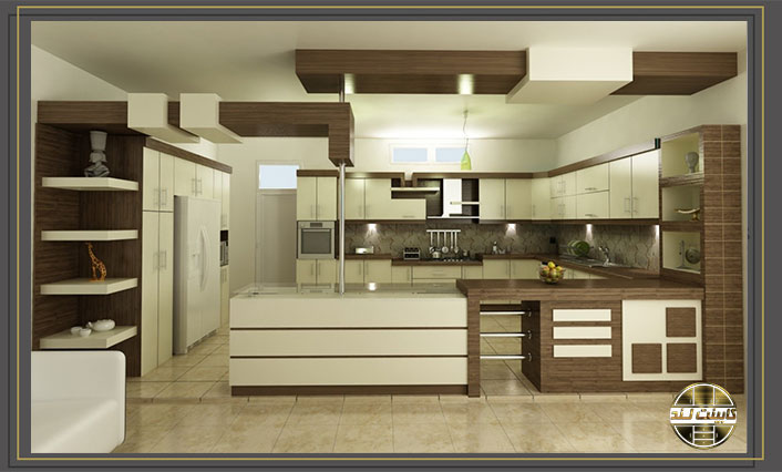 کابینت آشپزخانه انزو دو طرفه